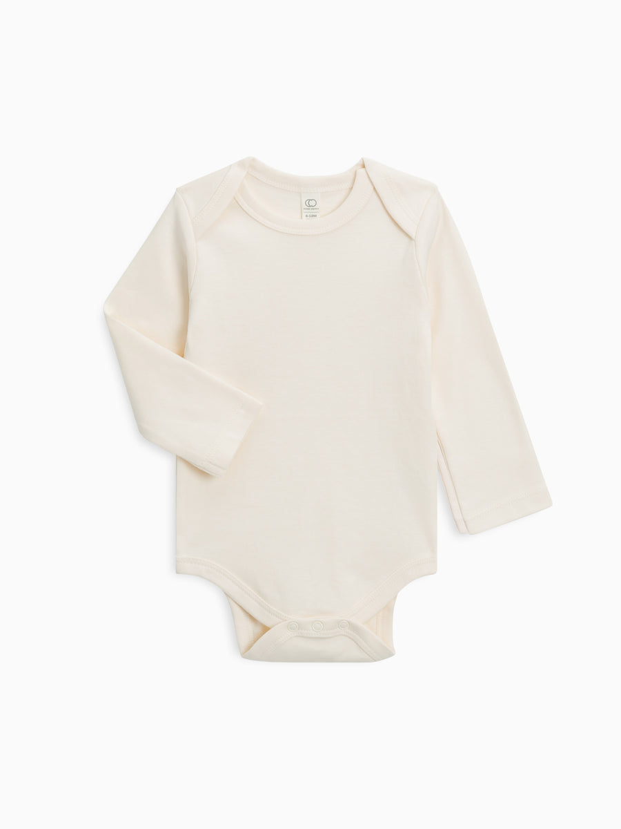 Classic Long Sleeve Bodysuit Baby :One Pieces :Bodysuits :Long Sleeves Colored Organics Baby Long Sleeve Bodysuit - Girls & Boys - Organic