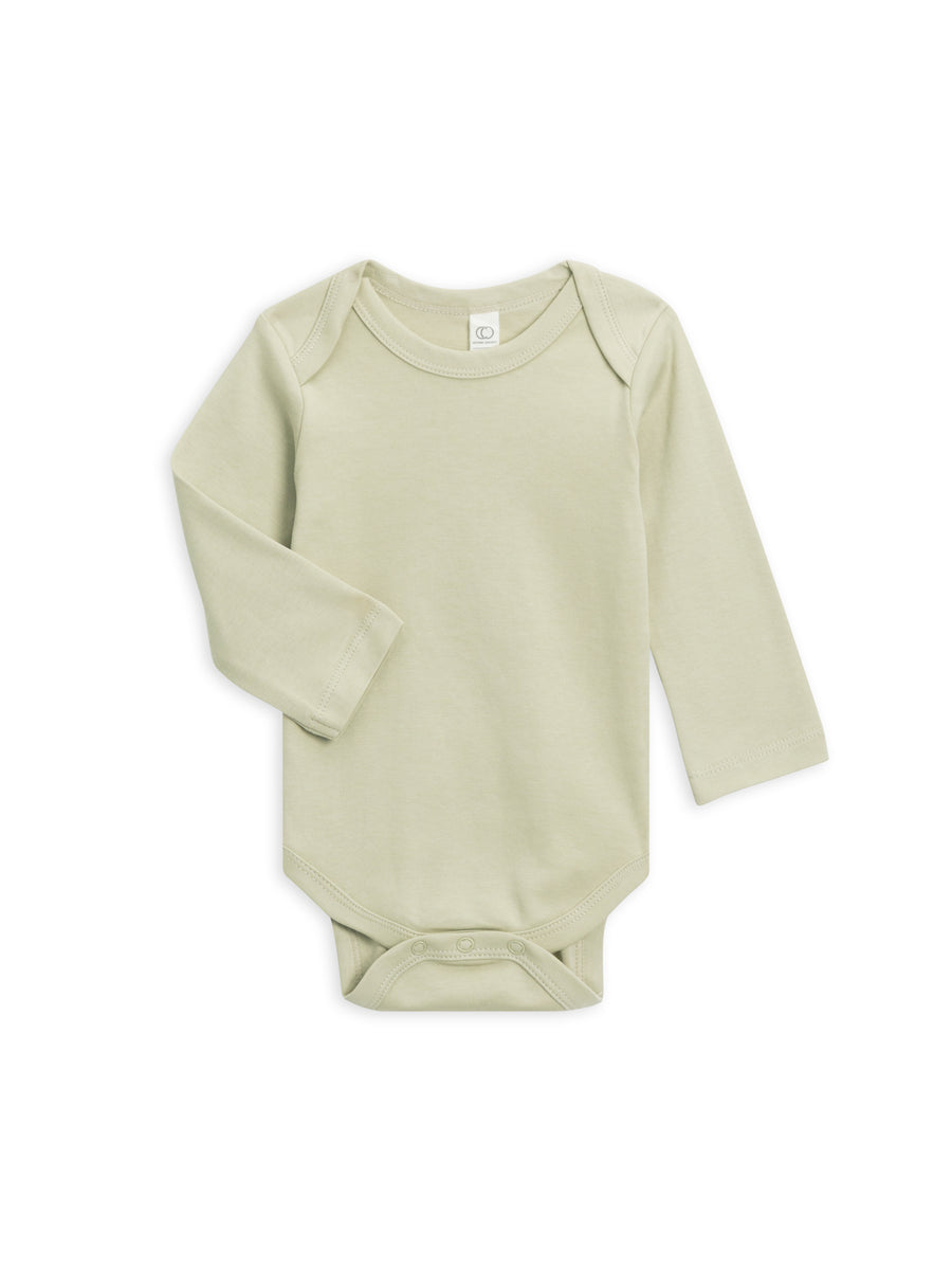 Classic Long Sleeve Bodysuit Baby : One Pieces : Bodysuits : Long Sleeves Colored Organics Baby Long Sleeve Bodysuit - Girls & Boys - Organic