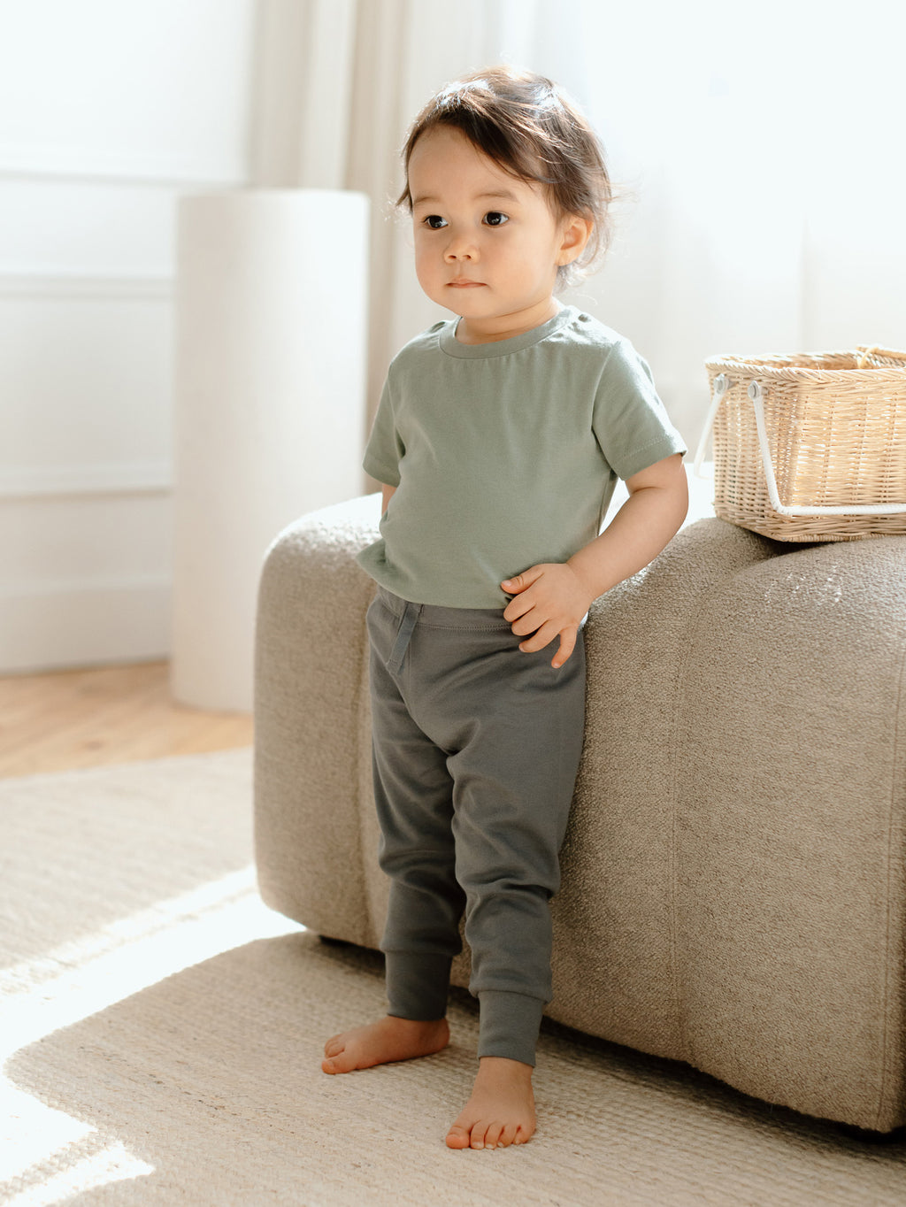 Classic Short Sleeve Tee - Crew Neck Baby-Kids : Tops : Tees : Short Sleeves Colored Organics Organic Cotton Baby Crew Neck Tee | Colored Organics®