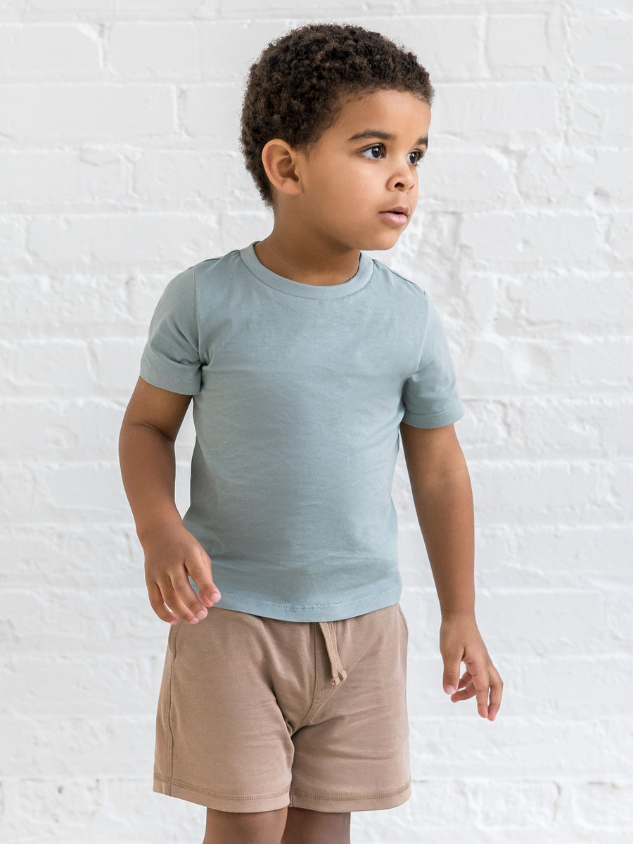 Classic Short Sleeve Tee - Crew Neck Baby-Kids : Tops : Tees : Short Sleeves Colored Organics Organic Cotton Baby Crew Neck Tee | Colored Organics®