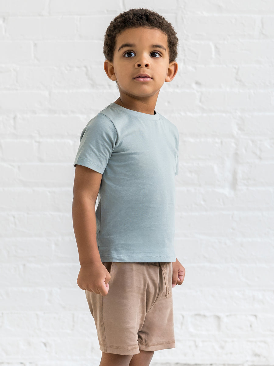 Classic Short Sleeve Tee - Crew Neck Baby-Kids : Tops : Tees : Short Sleeves Colored Organics Organic Cotton Baby Crew Neck Tee | Colored Organics®