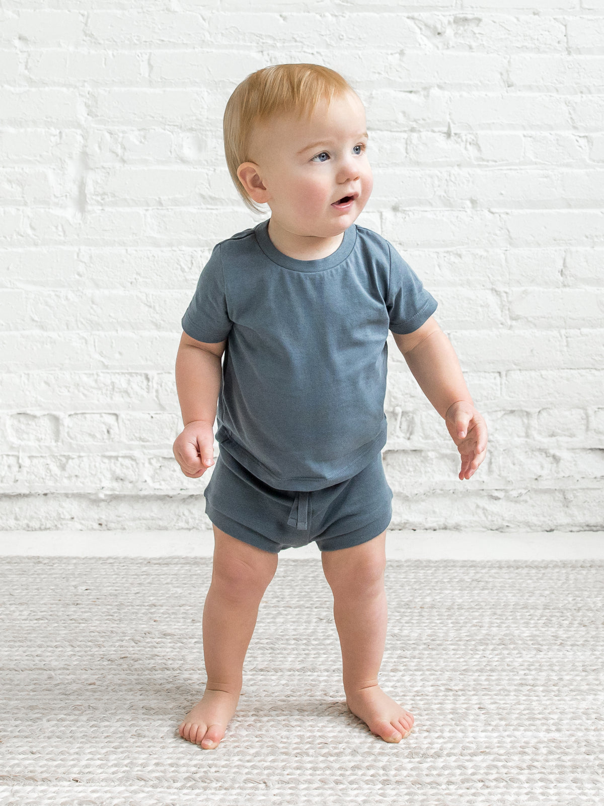 Classic Short Sleeve Tee - Crew Neck Baby-Kids : Tops : Tees : Short Sleeves Colored Organics Organic Cotton Baby Crew Neck Tee | Colored Organics®