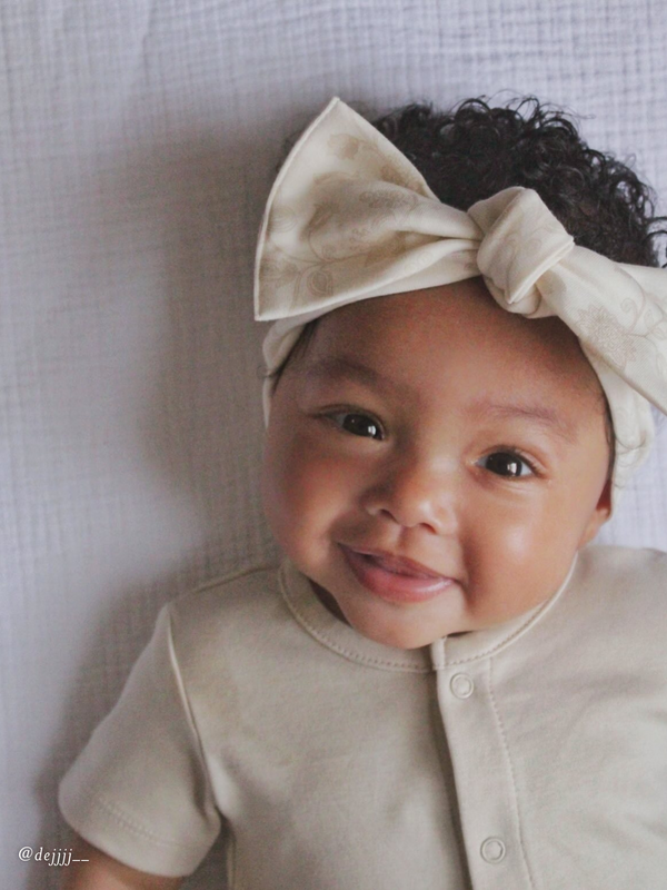 Hattie Bow Wrap Baby : Accessories : Bows : Headbands Colored Organics Organic Cotton Baby and Kids Hattie Bow Wrap
