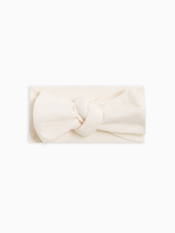 Hattie Bow Wrap Baby : Accessories : Bows : Headbands Colored Organics Organic Cotton Baby and Kids Bow Wrap