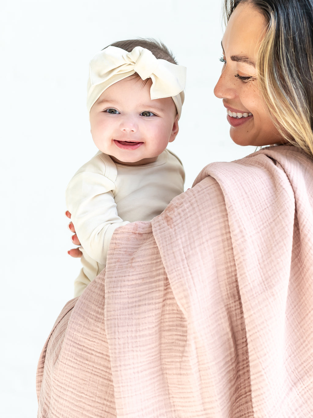 Classic Hattie Bow Wrap Baby : Accessories : Bows : Headbands Colored Organics Organic Cotton Baby Bow Wrap, Adjustable | Colored Organics®