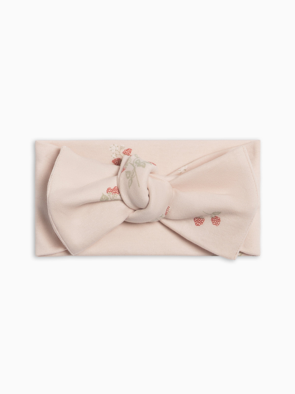 Hattie Bow Wrap - Raspberries / Shell + Mint Baby : Accessories : Bows : Headbands Kendi PRE ORDER Hattie Bow Wrap - Raspberries | Colored Organics®