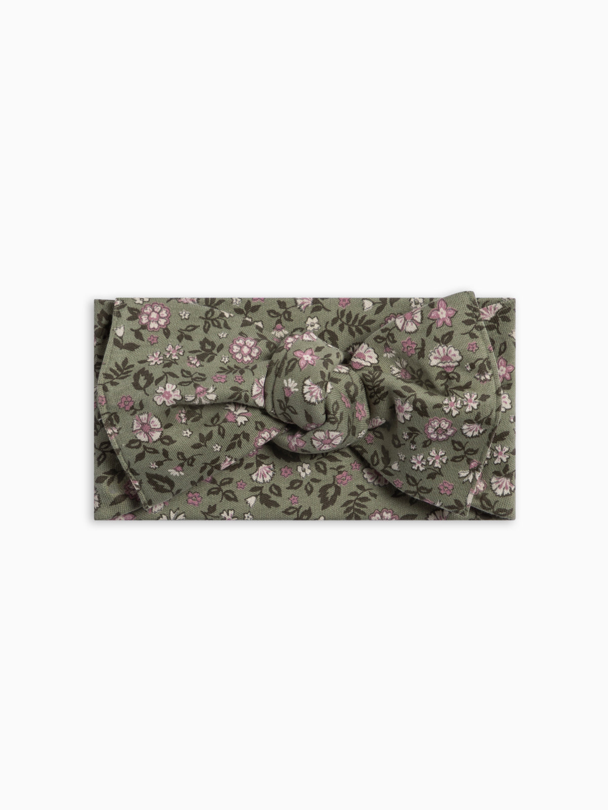 Hattie Bow Wrap - Kelsey Floral Baby : Accessories : Bows : Headbands KENDI by Colored Organics Hattie Bow Wrap | Colored Organics®