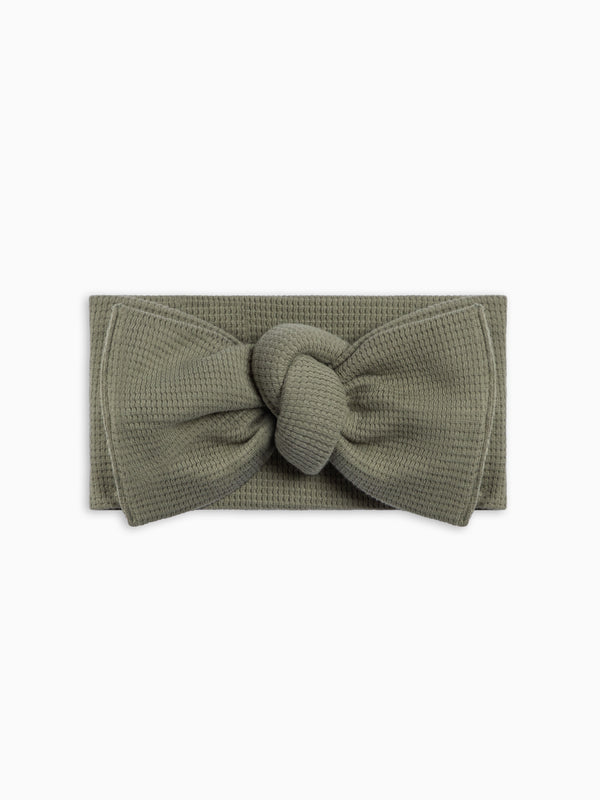 Waffle Bow Wrap - Fern