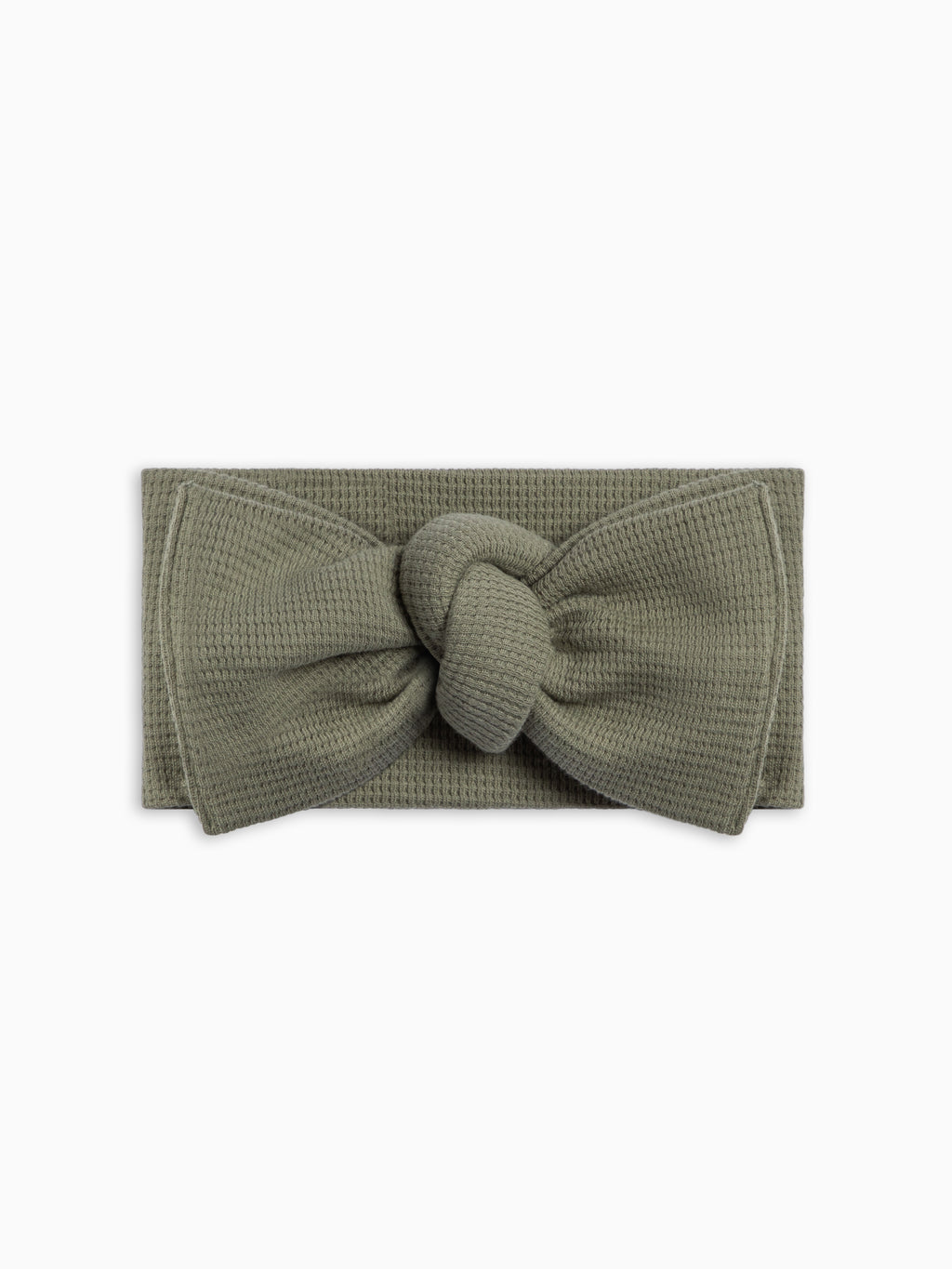 Waffle Bow Wrap - Fern Baby : Accessories : Bows : Headbands KENDI by Colored Organics Waffle Bow Wrap for Babies and Kids | Colored Organics®