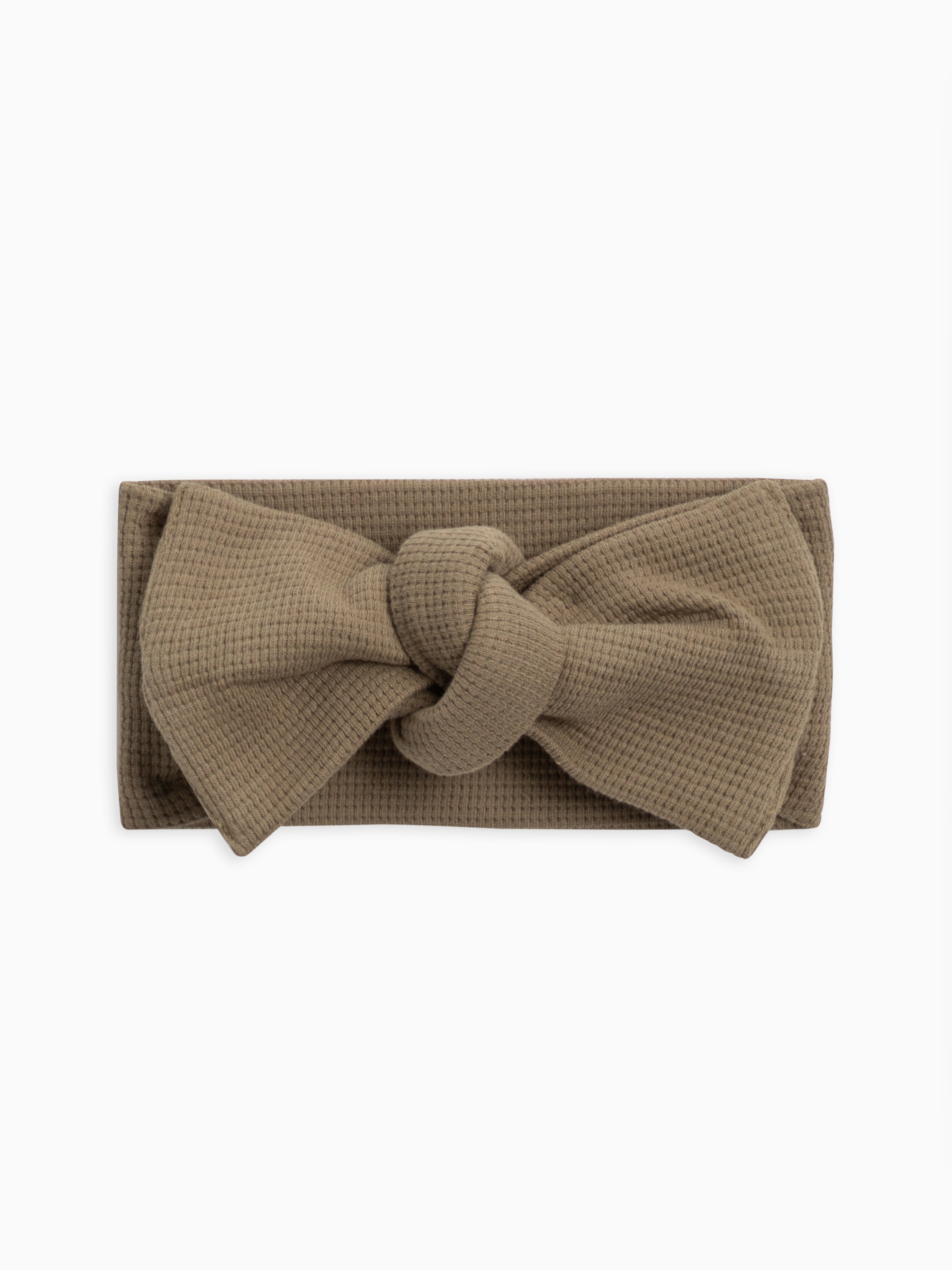 Organic Cotton Baby and Kids Waffle Bow Wrap