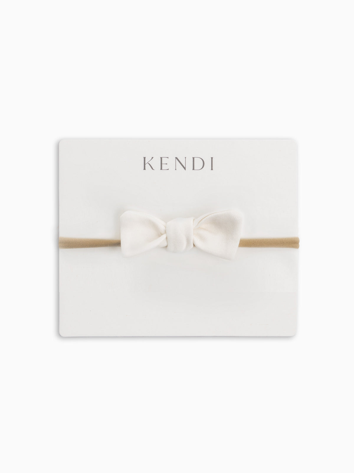 Cotton Dainty Bow - Woodford  KENDI by Colored Organics Cotton Dainty Bow - Woodford (Organic) | Colored Organics®