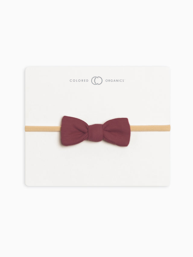 Cotton Dainty Bow Baby :Accessories :Bows :Headbands Colored Organics Organic Cotton Baby and Kids Cotton Dainty Bow 