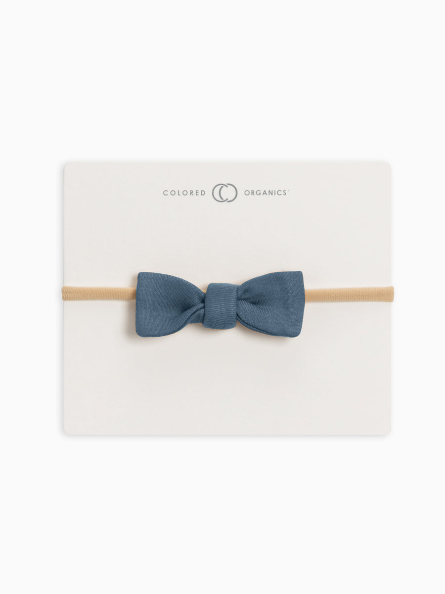 Cotton Dainty Bow Baby : Accessories : Bows : Headbands Colored Organics Organic Cotton Cotton Dainty Bow for Newborn and Baby - Girl & Boy 