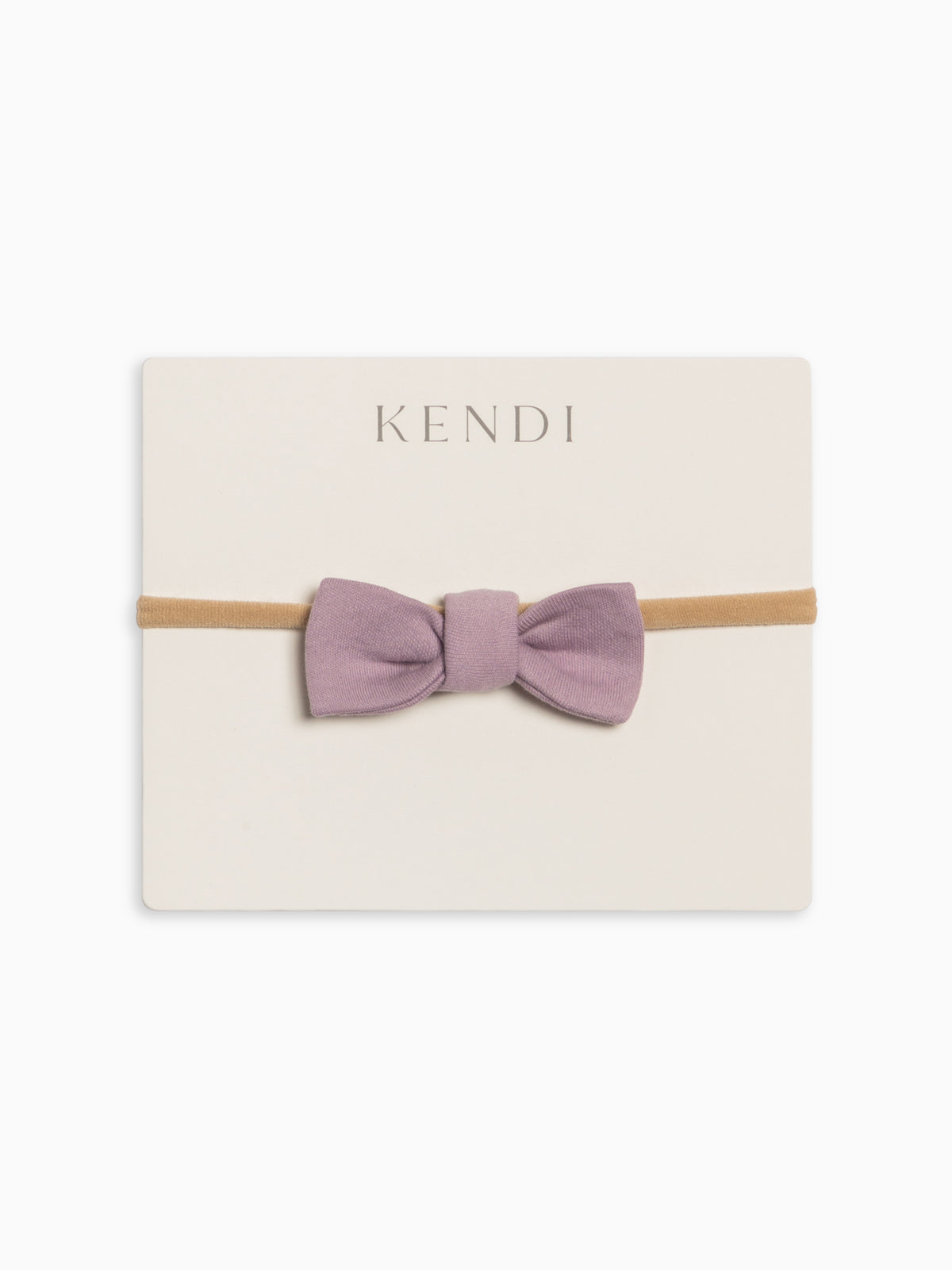 Cotton Dainty Bow - Fog Baby : Accessories : Bows : Headbands Kendi Cotton Dainty Bow - Fog for Baby | Colored Organics®