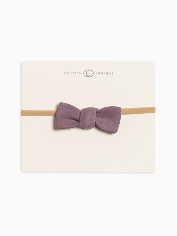 Cotton Dainty Bow Baby : Accessories : Bows : Headbands Colored Organics Organic Cotton Cotton Dainty Bow for Newborn and Baby - Girl & Boy 