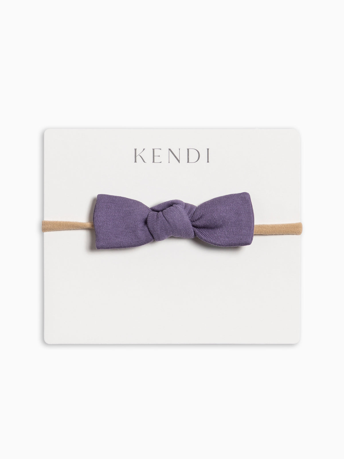 Cotton Dainty Bow - Iris