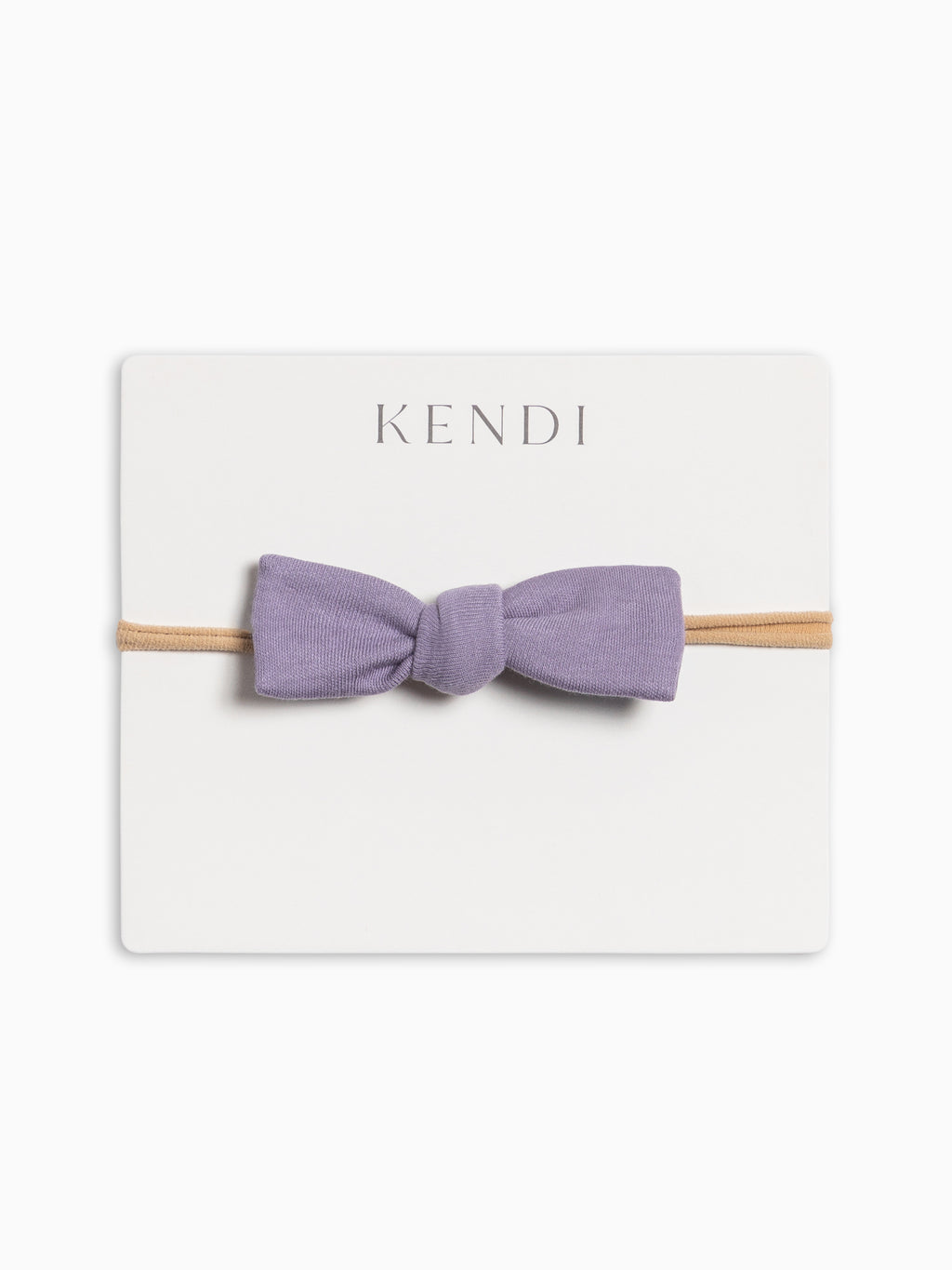 Cotton Dainty Bow - Lavender Baby : Accessories : Bows : Headbands KENDI by Colored Organics Baby Cotton Dainty Bow | Colored Organics®