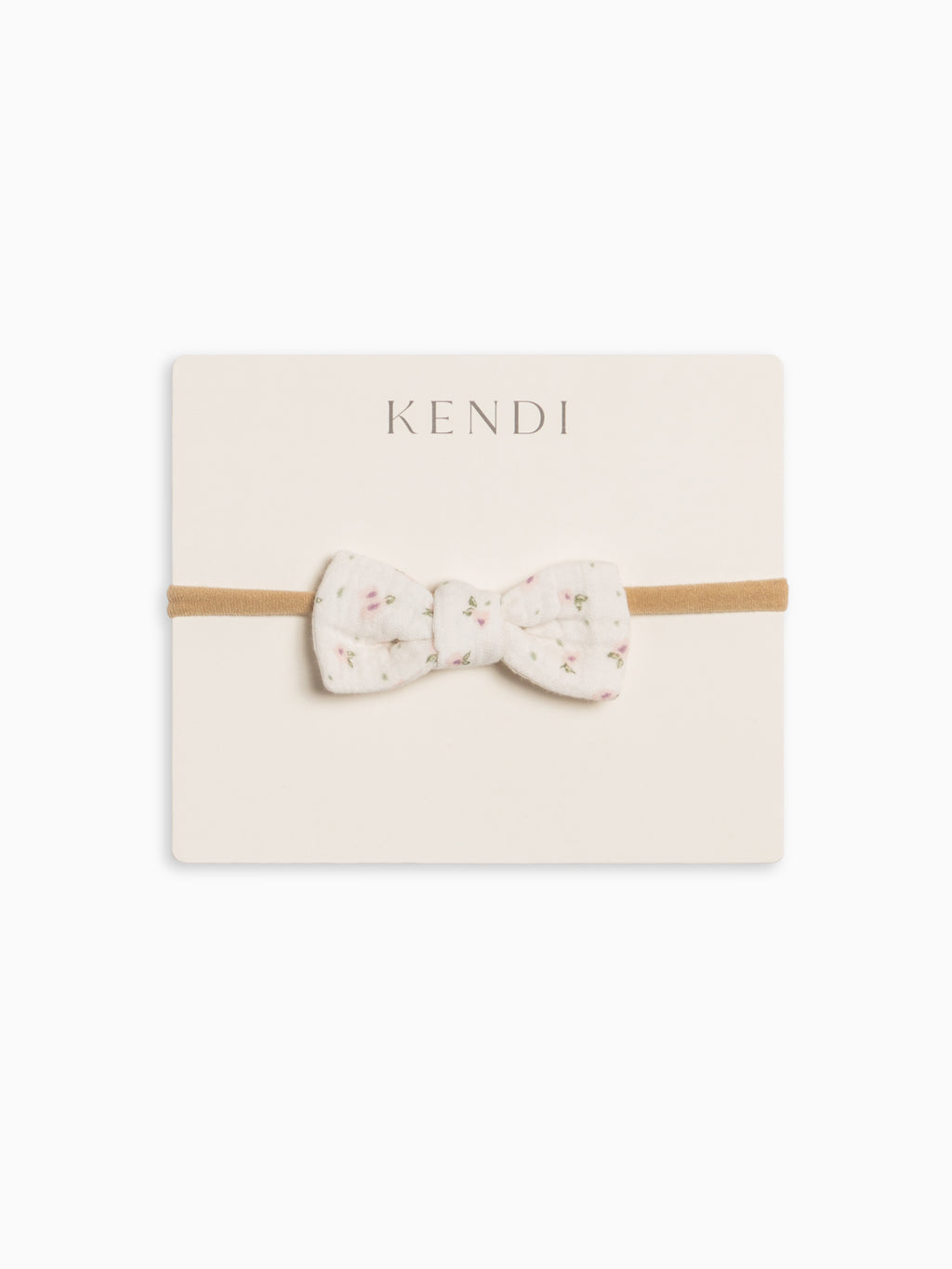 Muslin Dainty Bow - Camellia Floral / Shell + Fern Sale : Baby : Accessories : Bows : Headbands Kendi Muslin Dainty Bow - Camellia Floral / | Colored Organics®