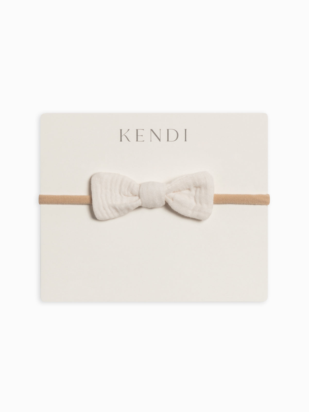 Classic Muslin Dainty Bow Baby : Accessories : Bows : Headbands KENDI by Colored Organics Organic Muslin Baby Dainty Bow Hair Clip | Colored Organics®