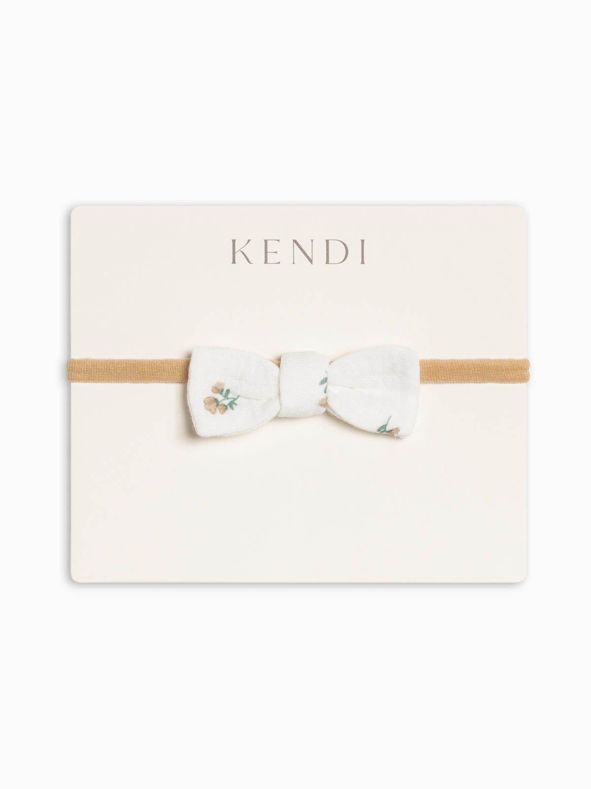 Muslin Dainty Bow - Palmer Floral / Dune + Laguna Sale : Baby-Kids : Accessories : Bows : Clips KENDI by Colored Organics Muslin Dainty Bow - Palmer Floral / | Colored Organics®