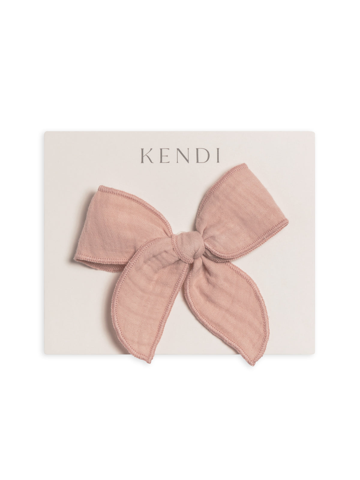 Classic Muslin Bow Hair Clip Baby-Kids : Accessories : Bows : Clips KENDI by Colored Organics Classic Muslin Bow Hair Clip Baby | Colored Organics®