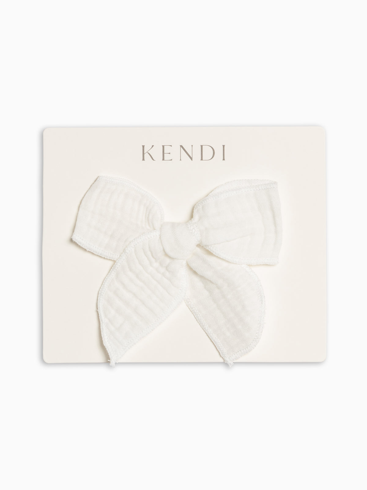 Classic Muslin Bow Hair Clip Baby-Kids : Accessories : Bows : Clips KENDI by Colored Organics Classic Muslin Bow Hair Clip Baby | Colored Organics®