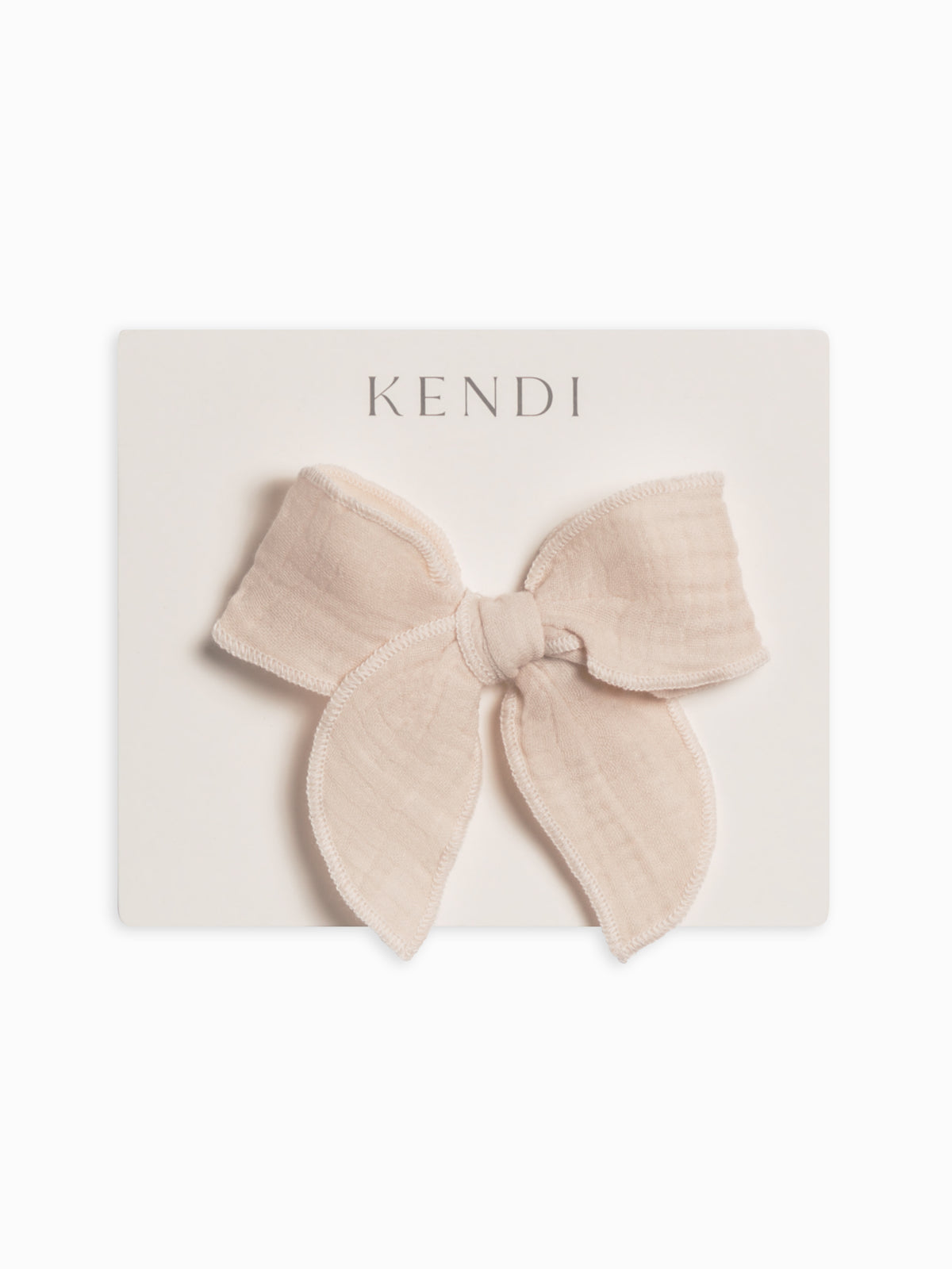 Classic Muslin Bow Hair Clip Baby-Kids : Accessories : Bows : Clips KENDI by Colored Organics Classic Muslin Bow Hair Clip Baby | Colored Organics®