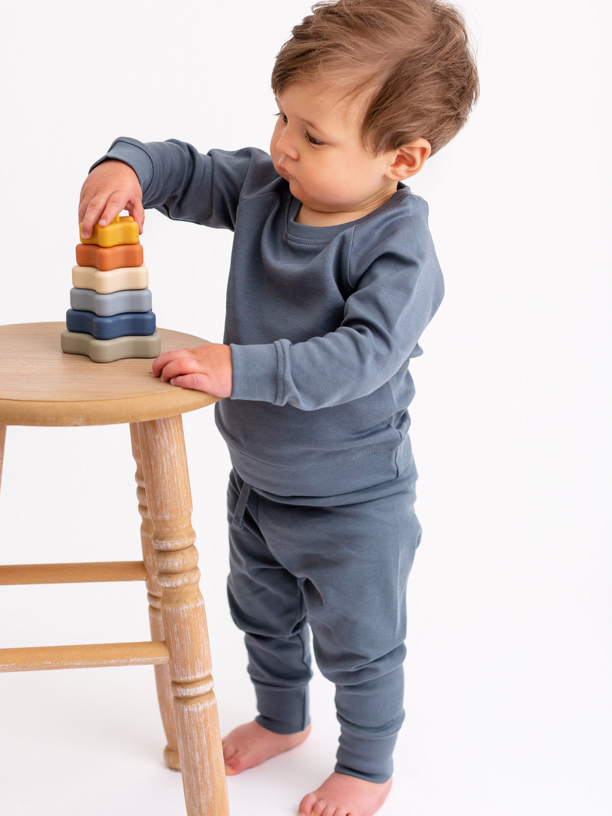 Classic Portland Lightweight Pullover Baby-Kids : Tops : Pullovers : Long Sleeves Colored Organics Organic Cotton Baby Portland Pullover | Colored Organics®