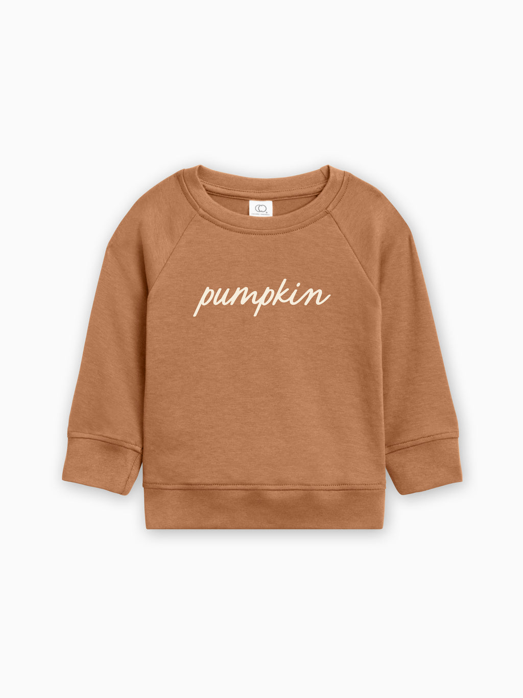 Pumpkin Lightweight Portland Pullover Baby-Kids : Tops : Pullovers : Long Sleeves Colored Organics Pumpkin Lightweight Portland Pullover | Colored Organics®