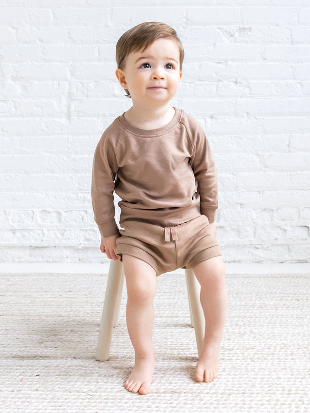 Classic Portland Pullover Baby-Kids : Tops : Long Sleeves : Pullovers Colored Organics Portland Pullover Organic Long Sleeve Baby Top