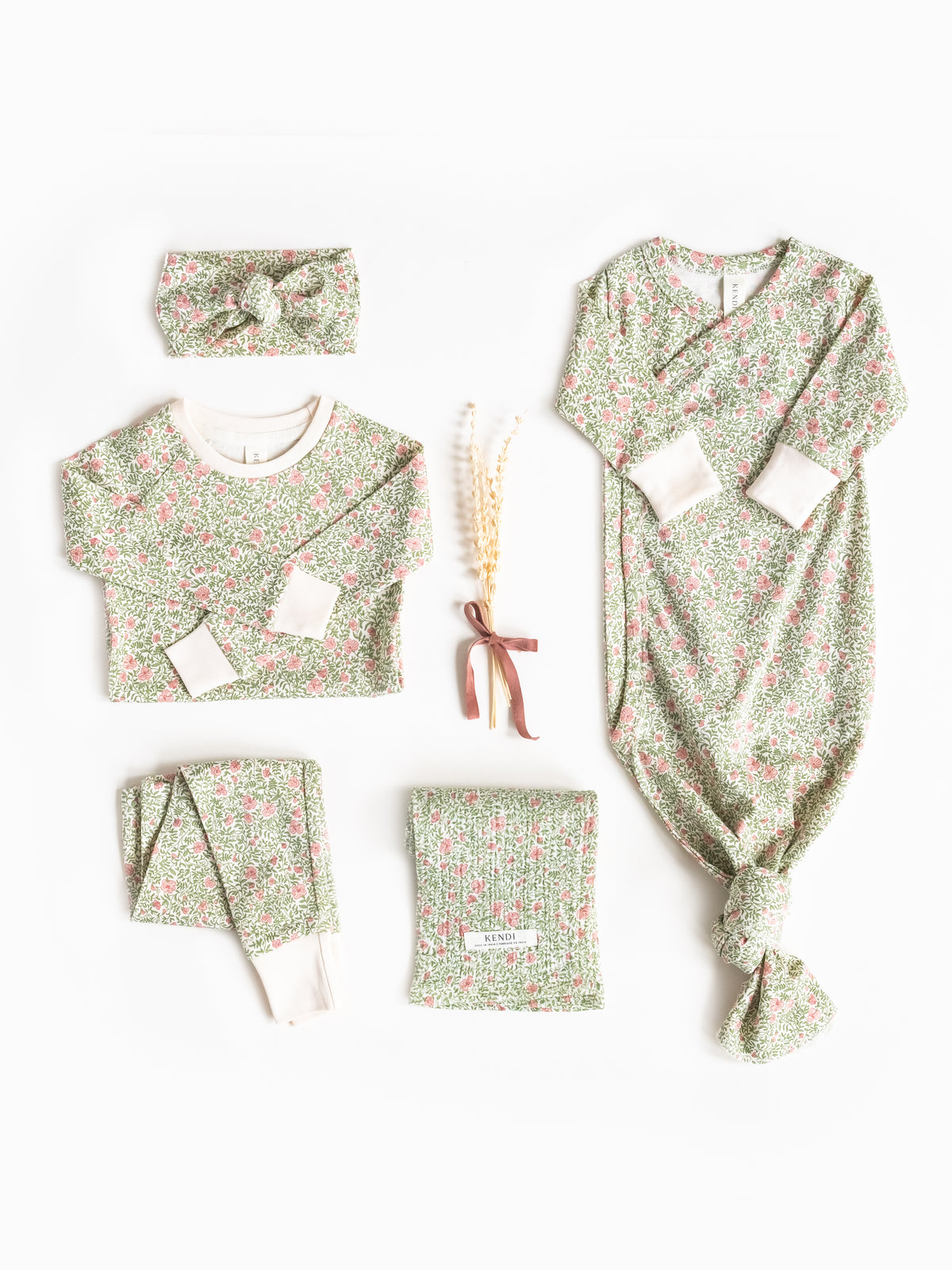 Indy Kimono Gown - Janice Floral