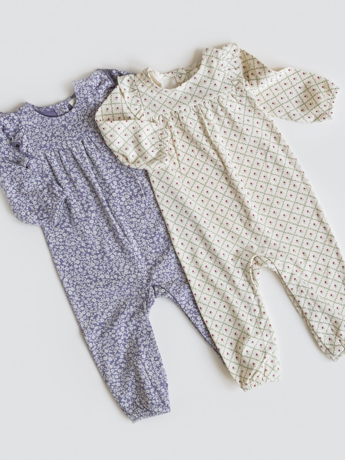 Jine Ruffle Sleeve Romper - Hedge Floral