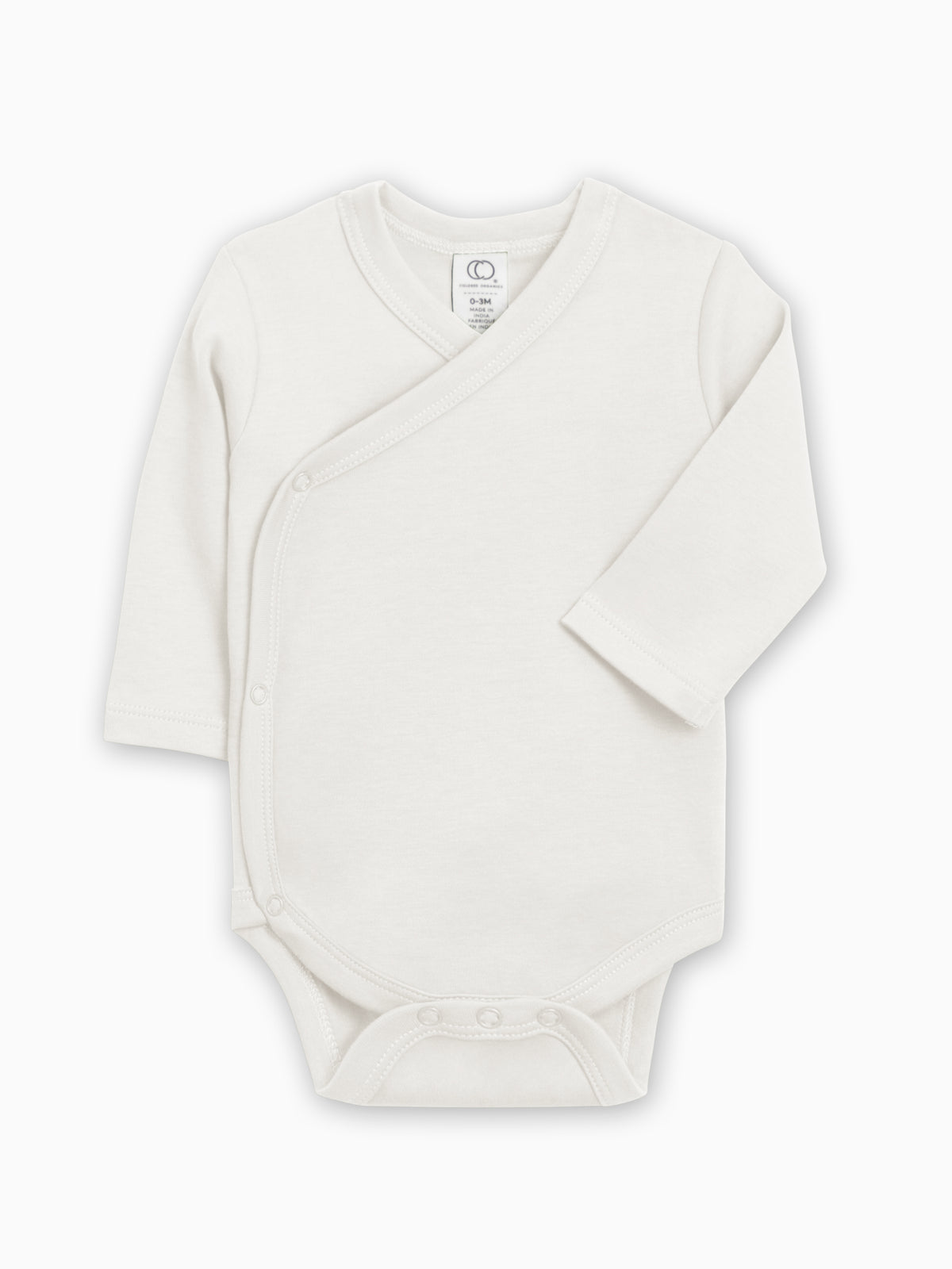 Classic Kimono Bodysuit - Long Sleeve Baby : One Pieces : Kimono Bodysuits : Short Sleeves Colored Organics Organic Long Sleeve Kimono Baby Bodysuit | Colored Organics®