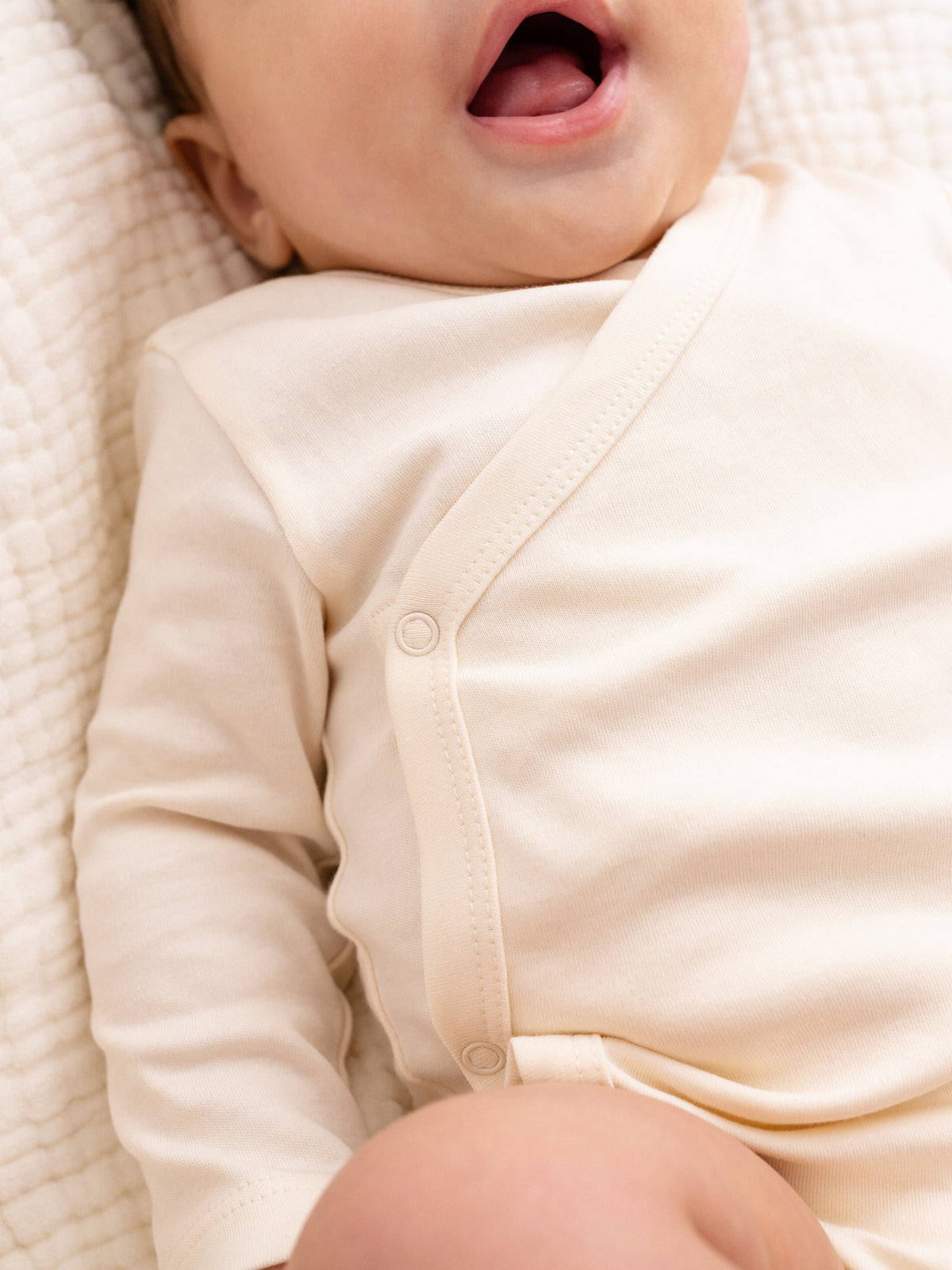 Classic Kimono Bodysuit - Long Sleeve Baby : One Pieces : Kimono Bodysuits : Short Sleeves Colored Organics Organic Long Sleeve Kimono Baby Bodysuit | Colored Organics®
