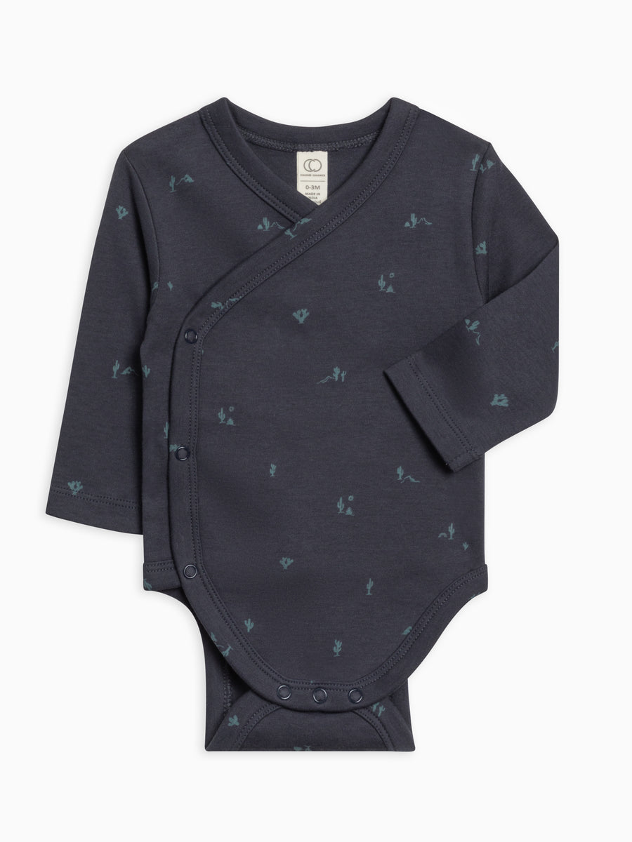 Kai Kimono Bodysuit Sale : Baby : One Pieces : Kimono Bodysuits : Long Sleeves Colored Organics Organic Cotton Kai Kimono Bodysuit for Newborn and Baby - Girl & Boy 