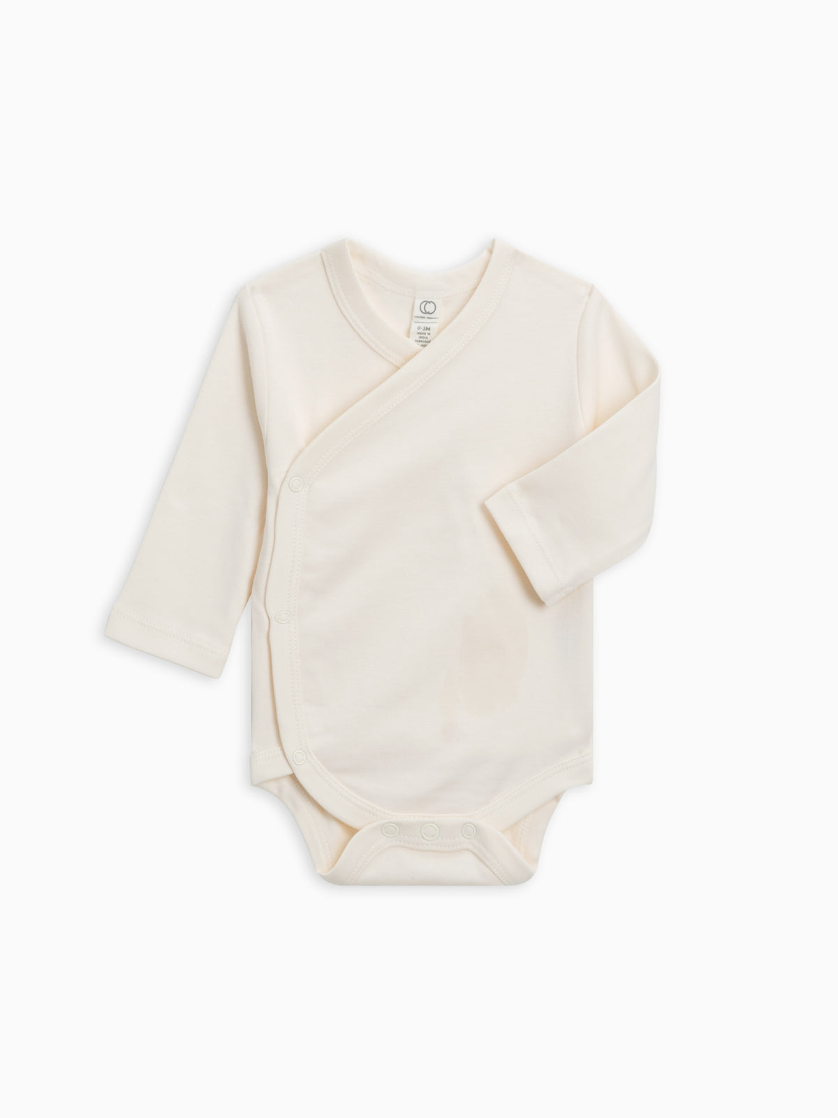 Classic Kimono Bodysuit - Long Sleeve Baby : One Pieces : Kimono Bodysuits : Short Sleeves Colored Organics Organic Long Sleeve Kimono Baby Bodysuit | Colored Organics®