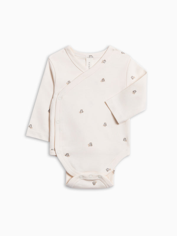 Kai Kimono Bodysuit - Owl