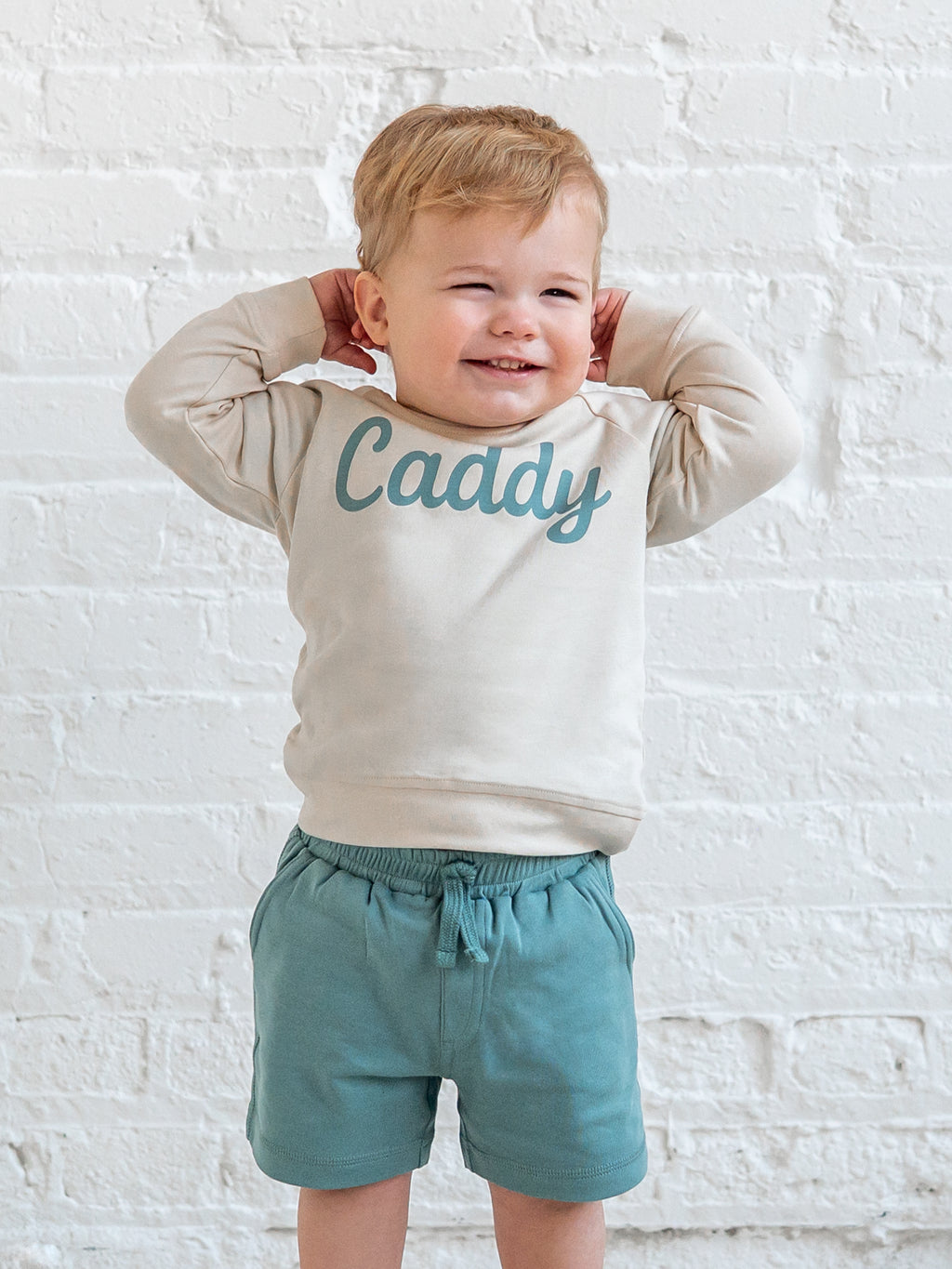 Caddy Lightweight Pullover Baby-Kids : Tops : Pullovers : Long Sleeves Kendi Caddy Lightweight Pullover for Baby | Colored Organics®