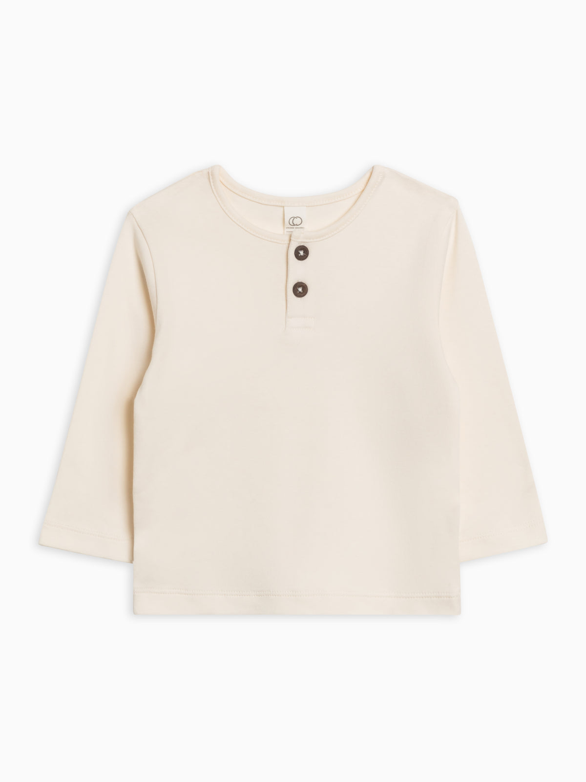 Reef Long Sleeve Henley Sale : Baby-Kids : Tops : Tees : Long Sleeves Colored Organics Reef Long Sleeve Henley for Baby | Colored Organics®
