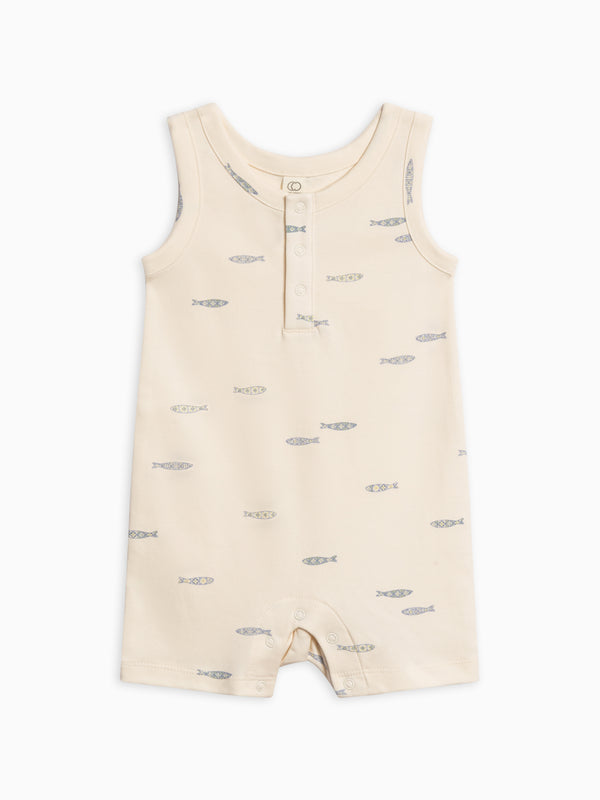 Nile Romper Baby : One Pieces : Rompers : Tanks Colored Organics Organic Cotton Baby Nile Romper