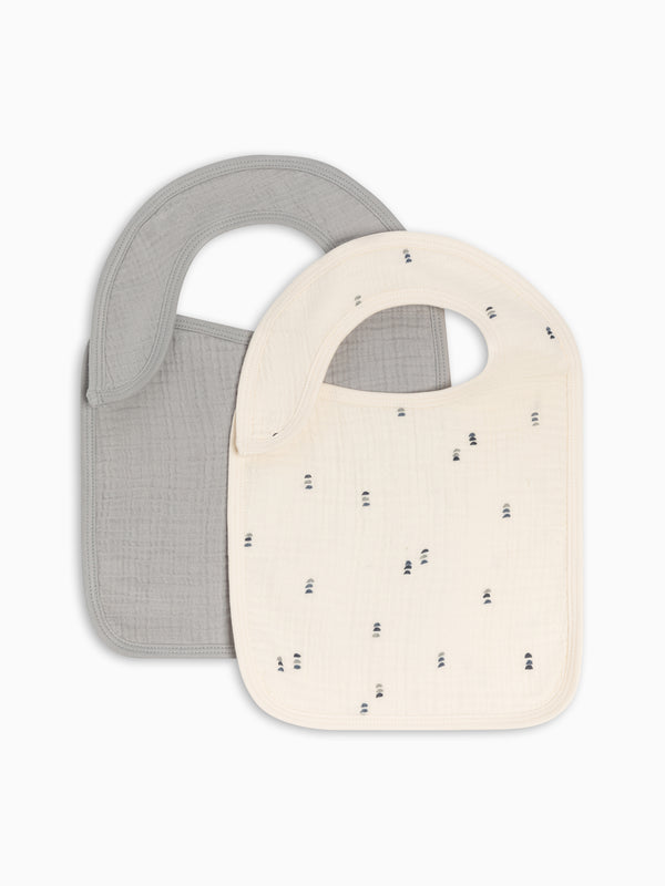 2-Pack Muslin Bibs