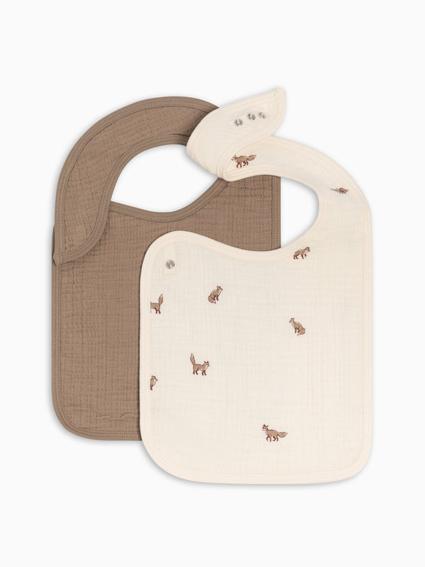 2-Pack Muslin Bibs