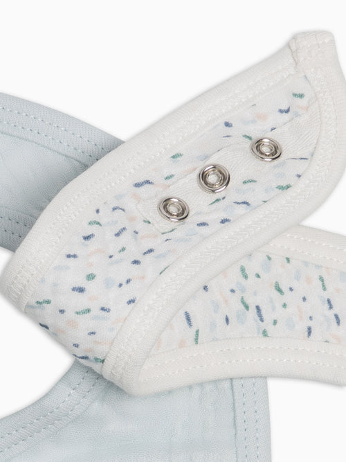 2-Pack Muslin Bibs - Pinehurst + Powder Sale : Baby : Gear : Bibs : Feeding KENDI by Colored Organics 2-Pack Muslin Bibs - Pinehurst + Powder | Colored Organics®