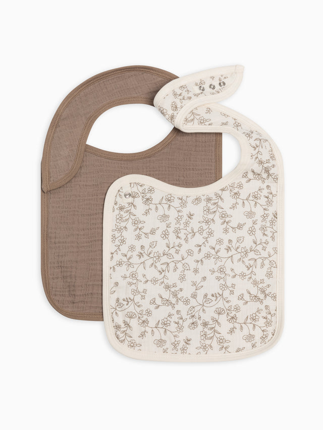 2-Pack Muslin Bibs