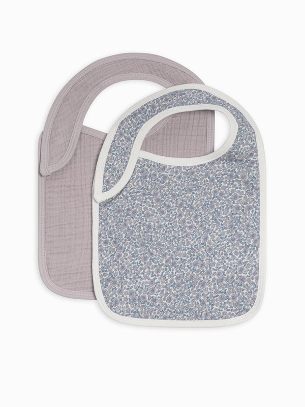 2-Pack Muslin Bibs Baby : Gear : Bibs : Feeding Kendi Organic Cotton Baby 2-Pack Muslin Bibs