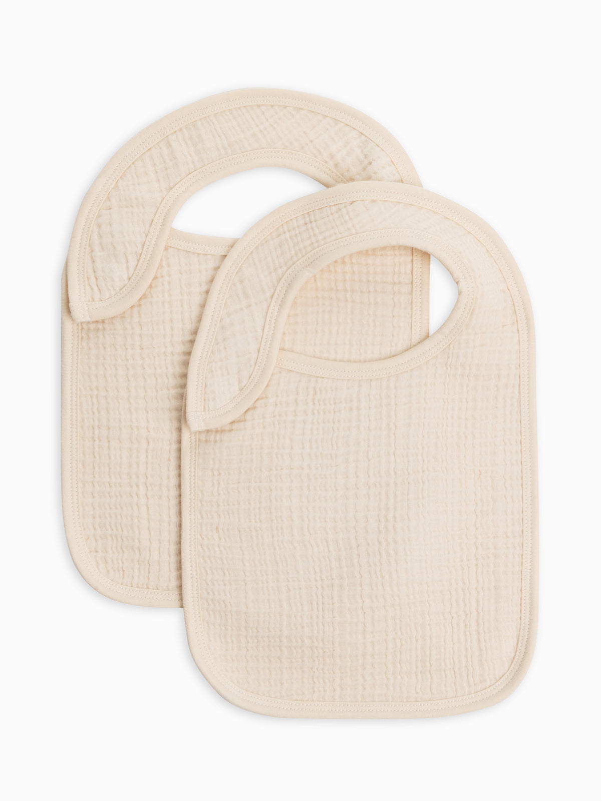 Classic 2-Pack Muslin Bibs Baby : Gear : Bibs : Feeding KENDI by Colored Organics Organic Cotton Muslin Baby Bibs, 2-Pack | Colored Organics®