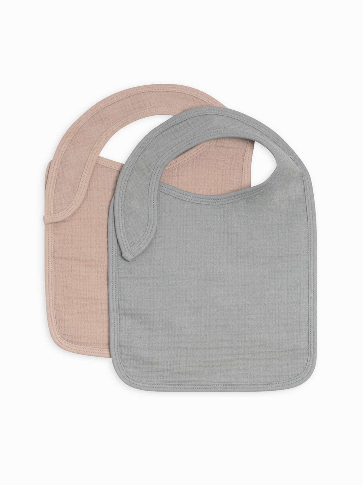 Classic 2-Pack Muslin Bibs Baby : Gear : Bibs : Feeding KENDI by Colored Organics Organic Cotton Muslin Baby Bibs, 2-Pack | Colored Organics®