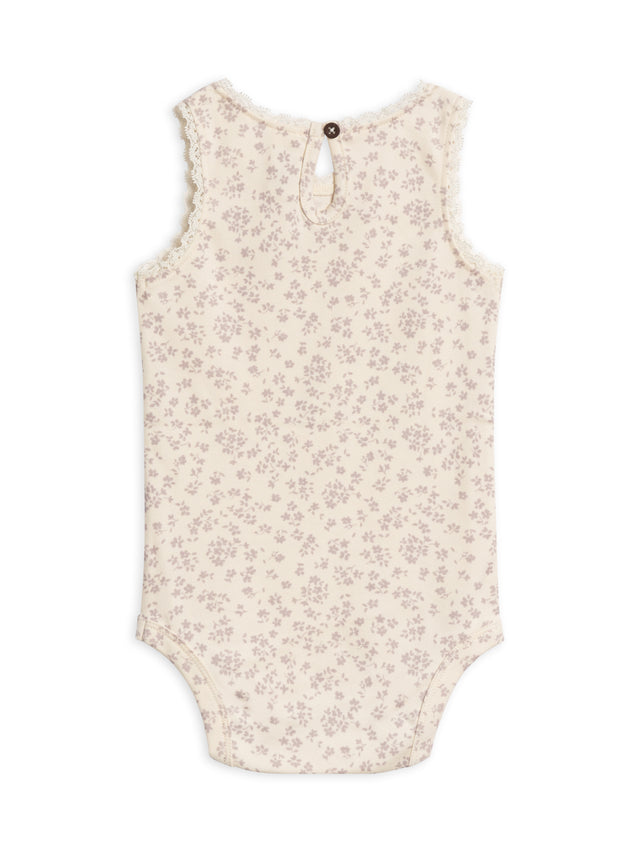 Luna Lace Tank Bodysuit Baby : One Pieces : Bodysuits : Tanks Colored Organics Organic Cotton Baby Luna Lace Tank Bodysuit
