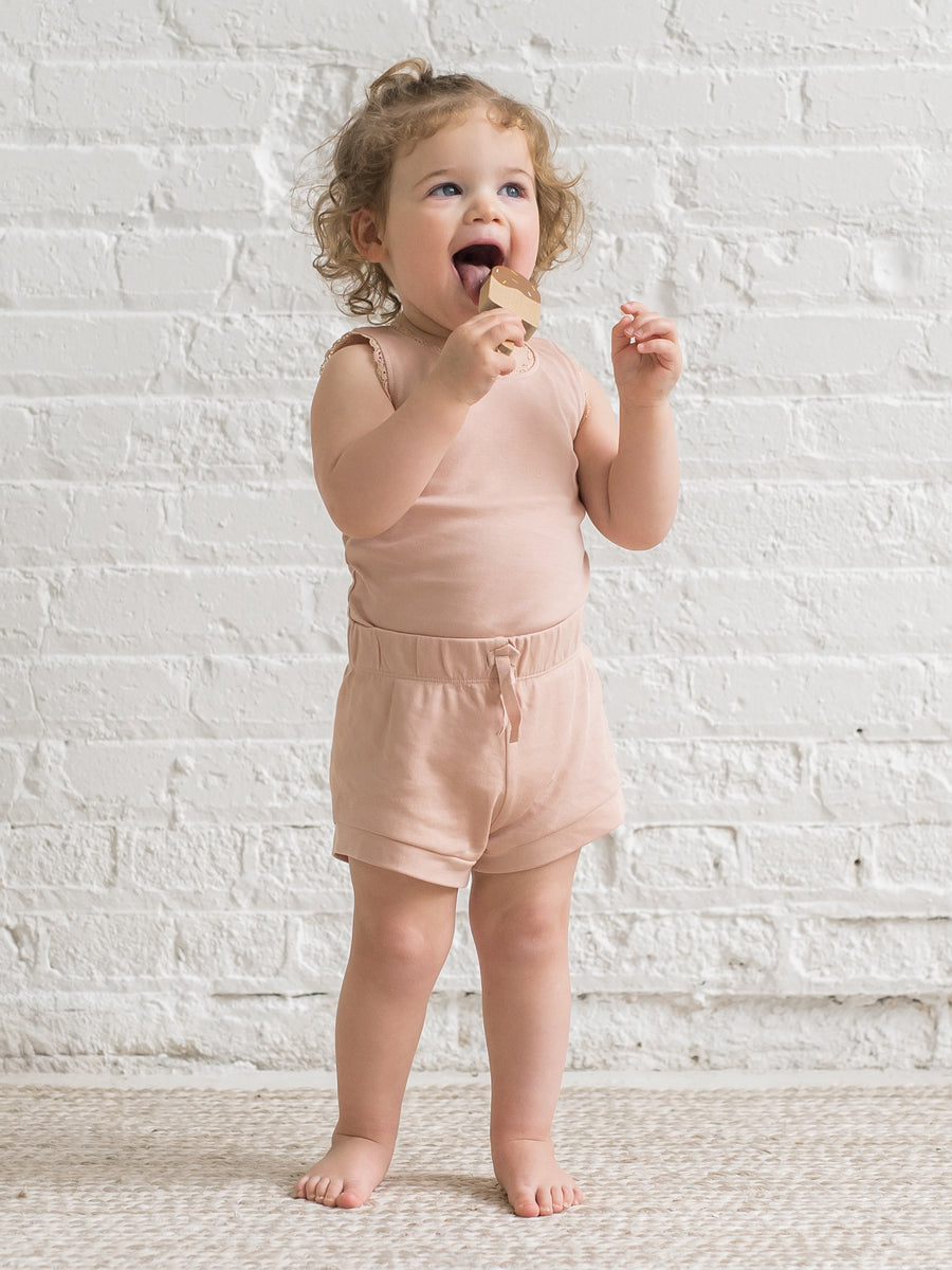 Luna Lace Tank Bodysuit Baby : One Pieces : Bodysuits : Tanks Colored Organics Organic Cotton Baby Luna Lace Tank Bodysuit