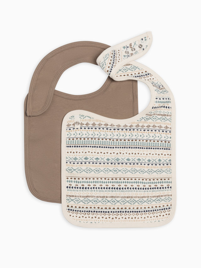 2-Pack Bibs Sale :Baby :Gear :Bibs :Feeding Colored Organics Organic Cotton 2-Pack Bandana Bibs for Newborn and Baby - Girl & Boy 